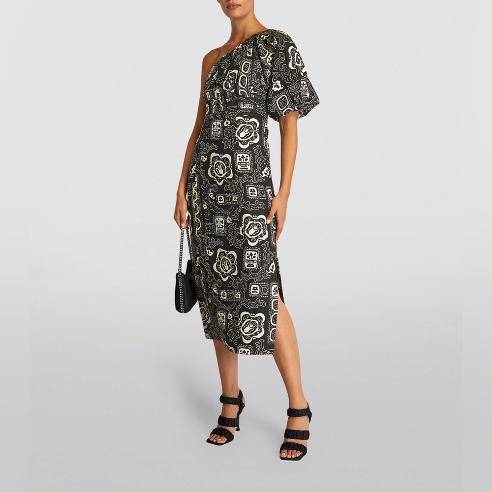 Rhode Chantelle Printed Linen Dress 2